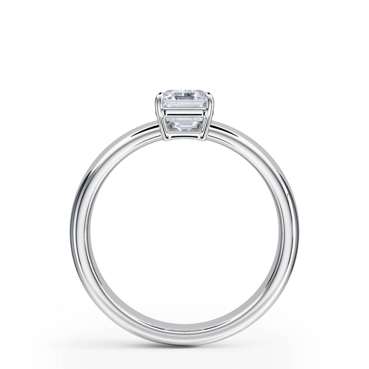 Hover Asscher Lab Diamond Ring - R1223 in Ready Rings by 18 KARATS INC.