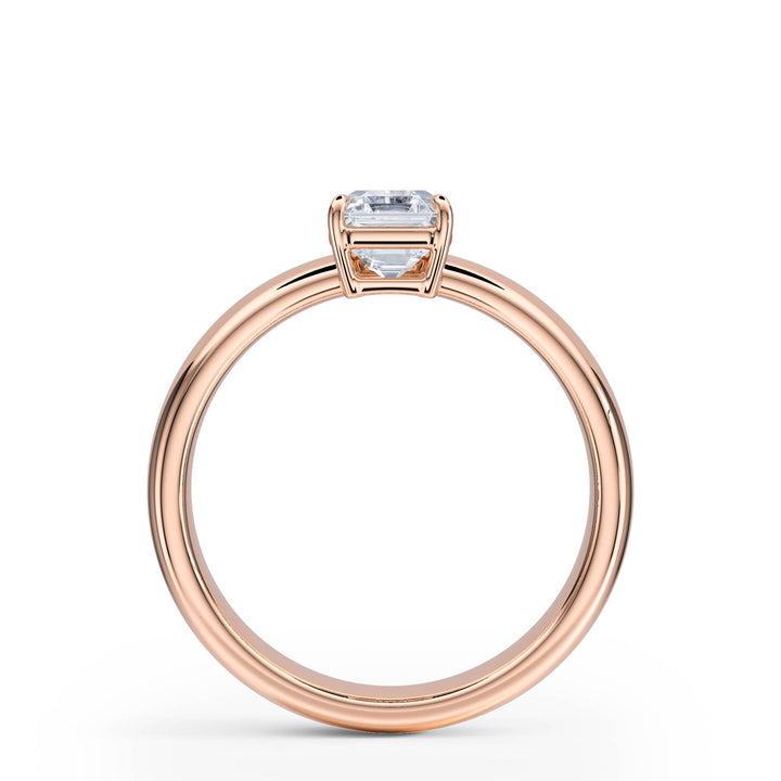 Hover Asscher Lab Diamond Ring - R1223 in Ready Rings by 18 KARATS INC.