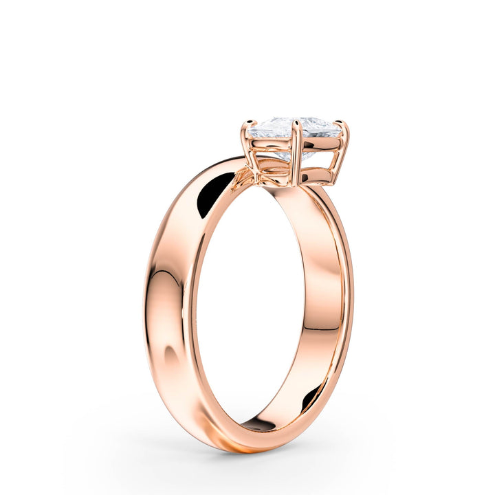 Hover Elongated Cushion Lab Diamond Ring - R1222 in Ready Rings by 18 KARATS INC.