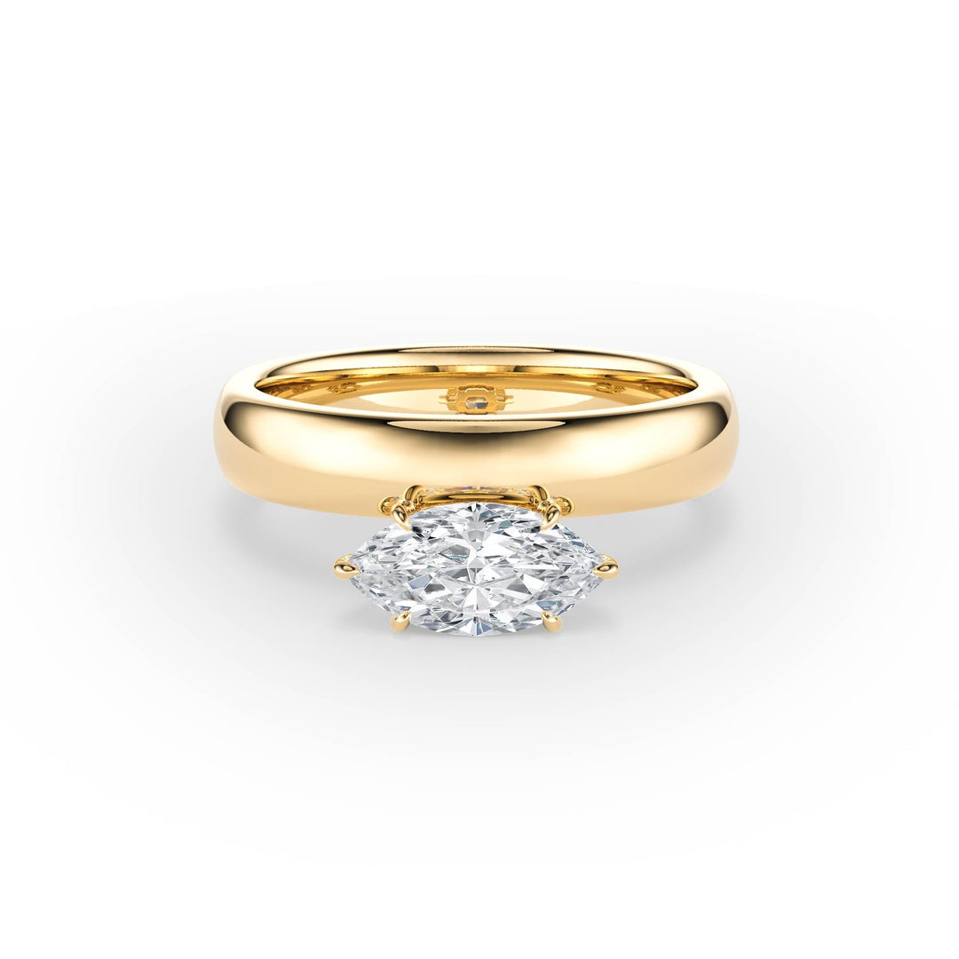 Hover Marquise Lab Diamond Ring - R1220 in Ready Rings by 18 KARATS INC.