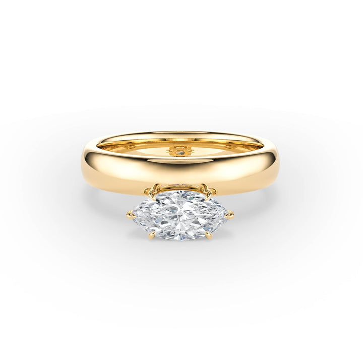 Hover Marquise Lab Diamond Ring - R1220 in Ready Rings by 18 KARATS INC.