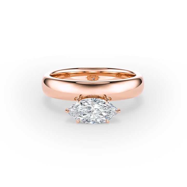 Hover Marquise Lab Diamond Ring - R1220 in Ready Rings by 18 KARATS INC.