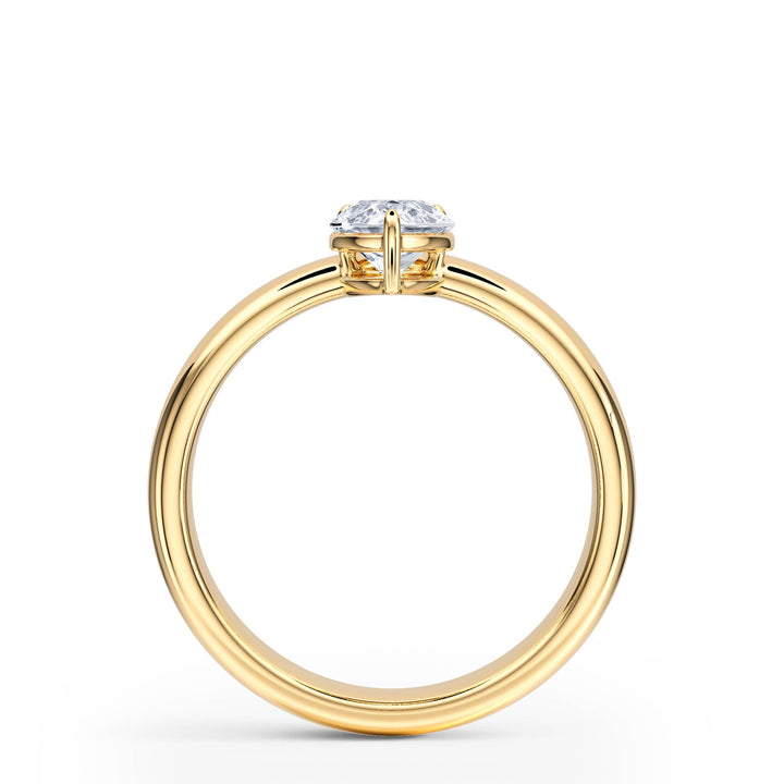 Hover Pear Lab Diamond Ring - R1219 in Ready Rings by 18 KARATS INC.