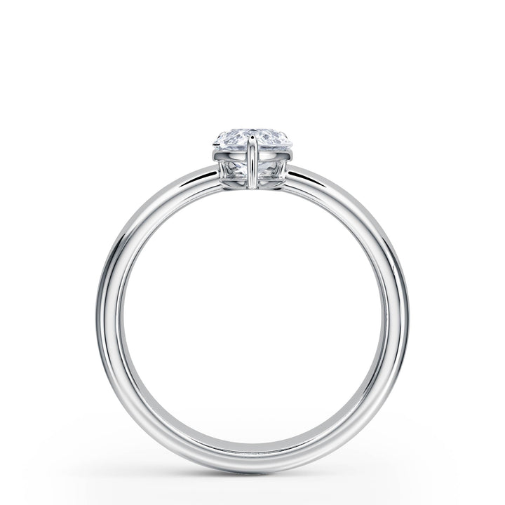 Hover Pear Lab Diamond Ring - R1219 in Ready Rings by 18 KARATS INC.
