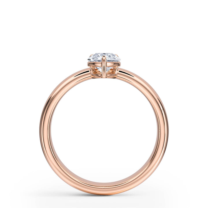 Hover Pear Lab Diamond Ring - R1219 in Ready Rings by 18 KARATS INC.