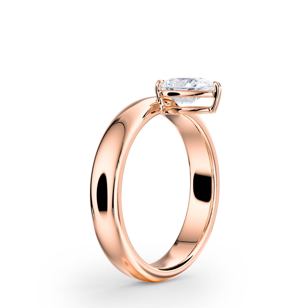 Hover Pear Lab Diamond Ring - R1219 in Ready Rings by 18 KARATS INC.