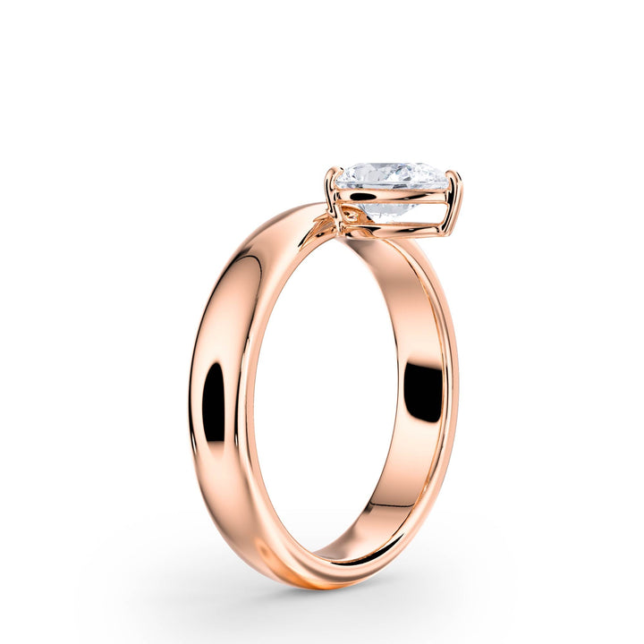 Hover Pear Lab Diamond Ring - R1219 in Ready Rings by 18 KARATS INC.
