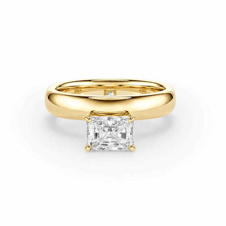 Hover Radiant Lab Diamond Ring in Ready Rings by 18 KARATS INC.