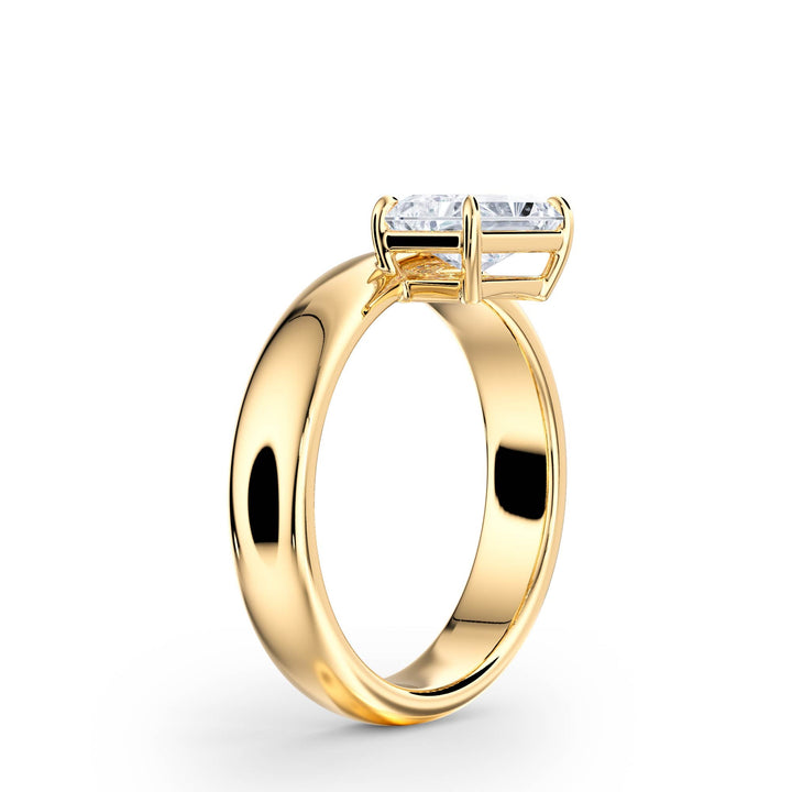 Hover Radiant Lab Diamond Ring - R1218 in Ready Rings by 18 KARATS INC.