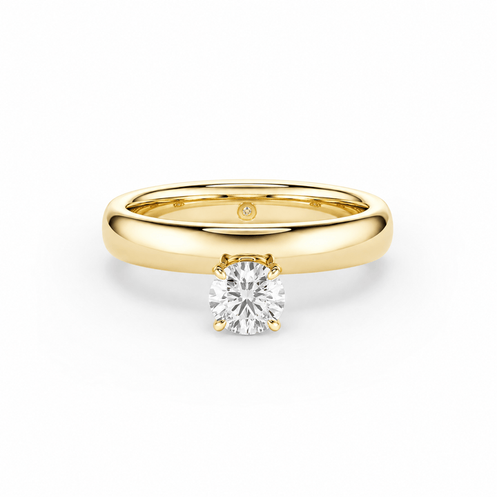 Hover Round Lab Diamond Ring in Ready Rings by 18 KARATS INC.