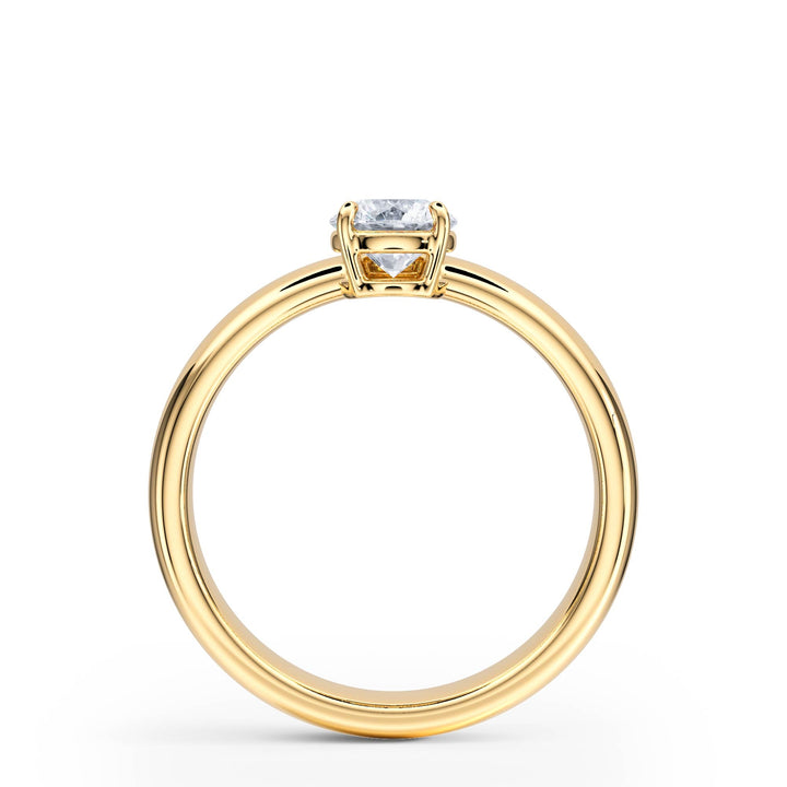 Hover Round Lab Diamond Ring - R1216 in Ready Rings by 18 KARATS INC.