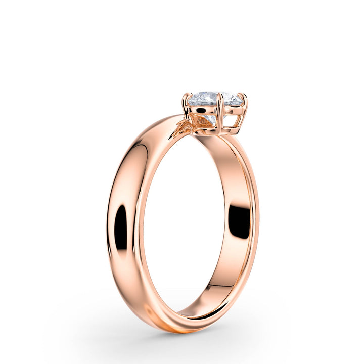 Hover Round Lab Diamond Ring - R1216 in Ready Rings by 18 KARATS INC.