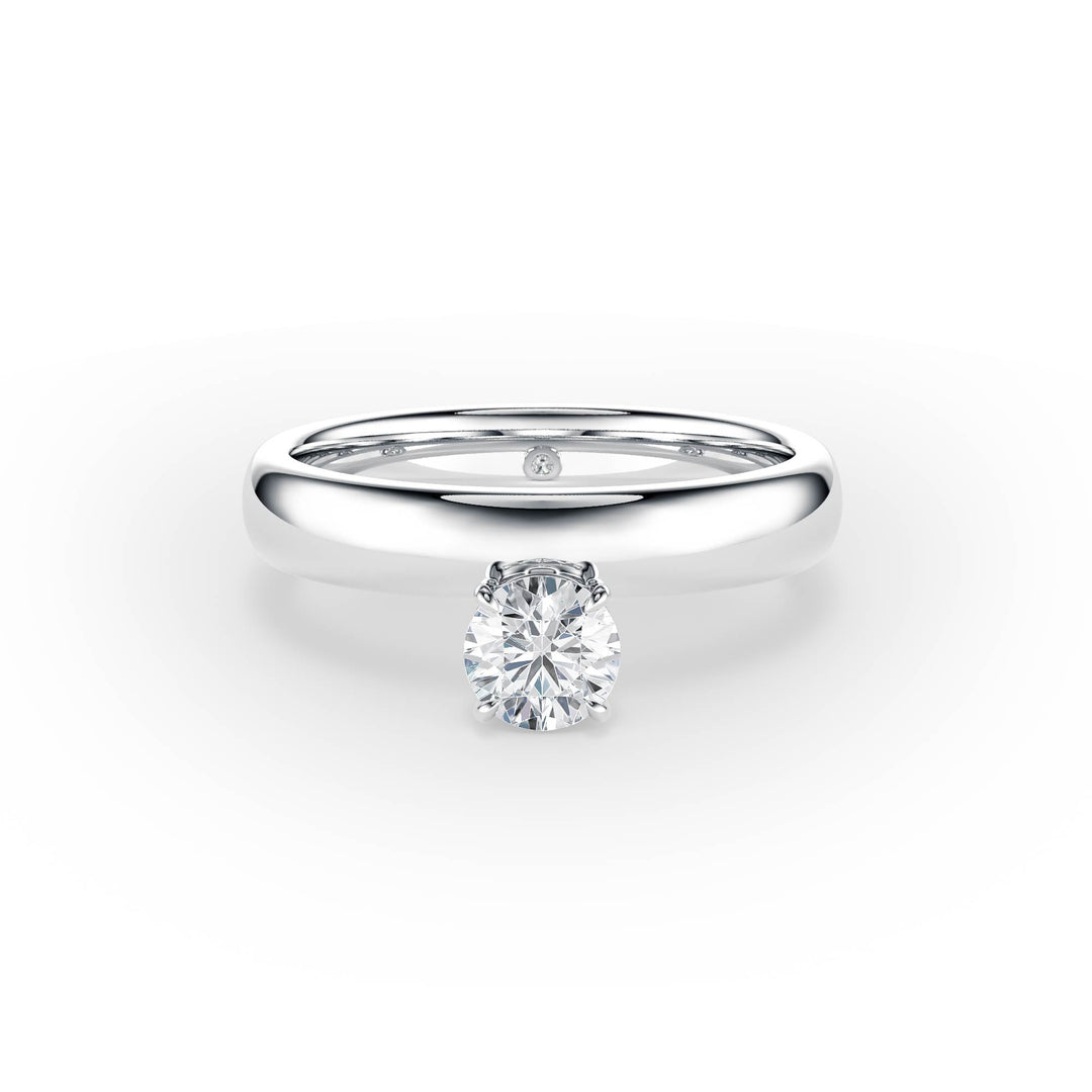 Hover Round Lab Diamond Ring - R1216 in Ready Rings by 18 KARATS INC.