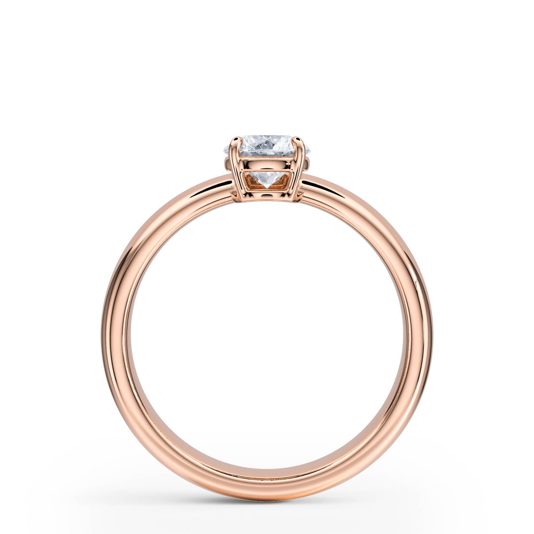 Hover Round Lab Diamond Ring - R1216 in Ready Rings by 18 KARATS INC.