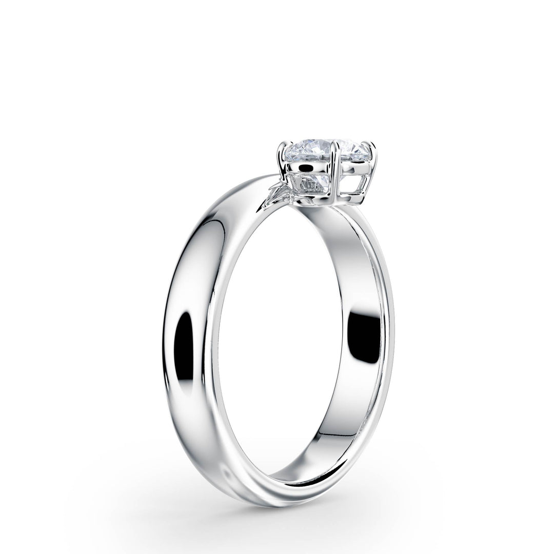 Hover Round Lab Diamond Ring - R1216 in Ready Rings by 18 KARATS INC.