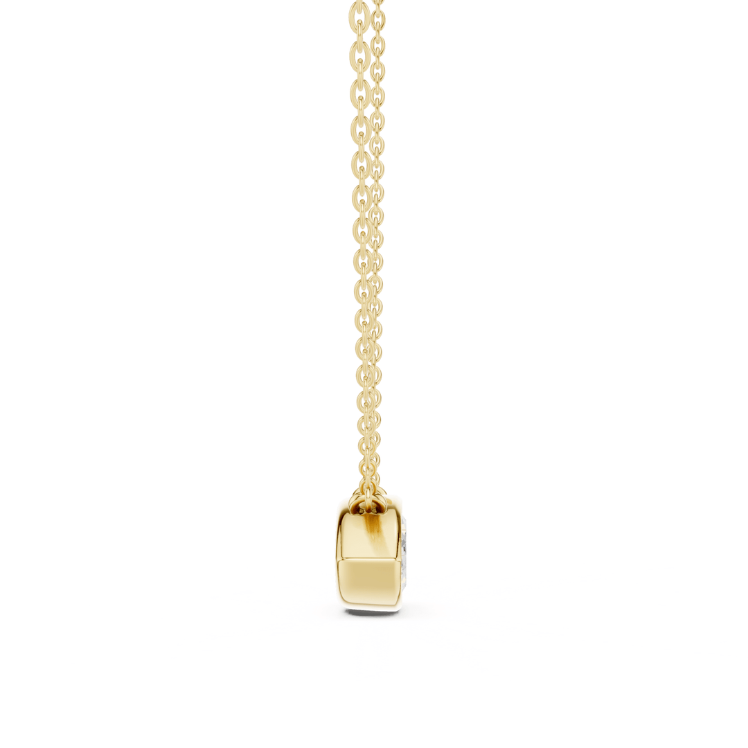 Marquise Cut Diamond Bezel Solitaire Pendant – P1135MQ in Necklace by 18 KARATS INC.