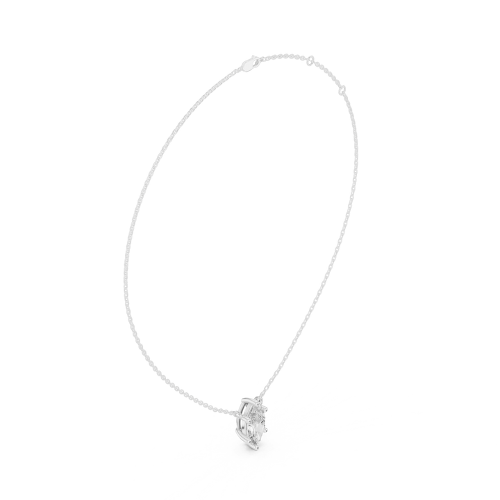 Marquise Cut Diamond Solitaire Pendant - P1134MQ in Necklace by 18 KARATS INC.