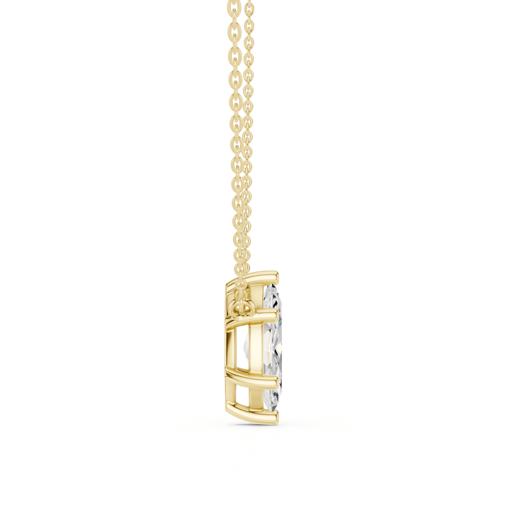 Marquise Cut Diamond Solitaire Pendant - P1134MQ in Necklace by 18 KARATS INC.
