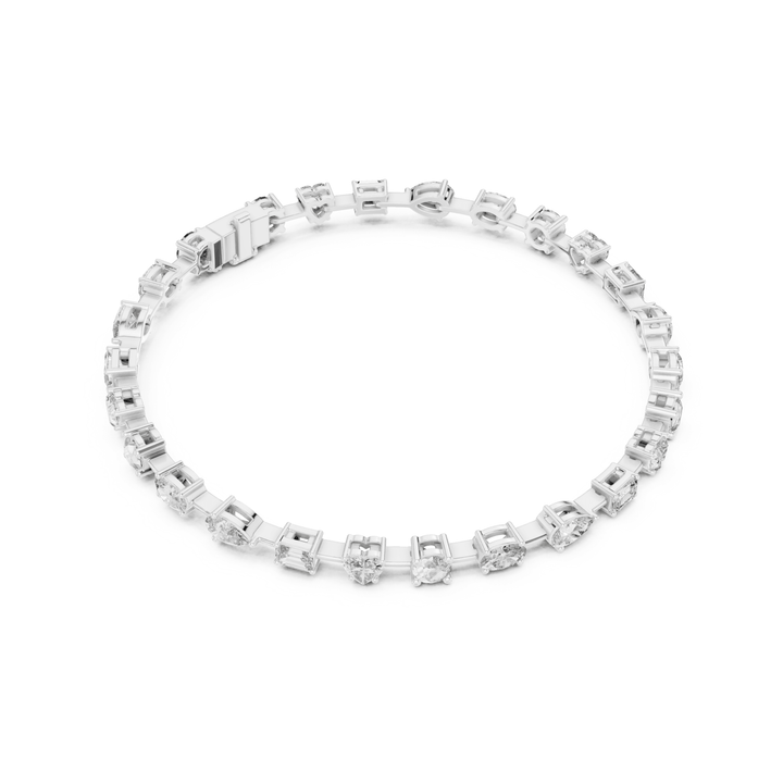 Mixed Shape 4 ctw Lab Diamond Tennis Bracelet - BC117 in Bracelet by 18 KARATS INC.