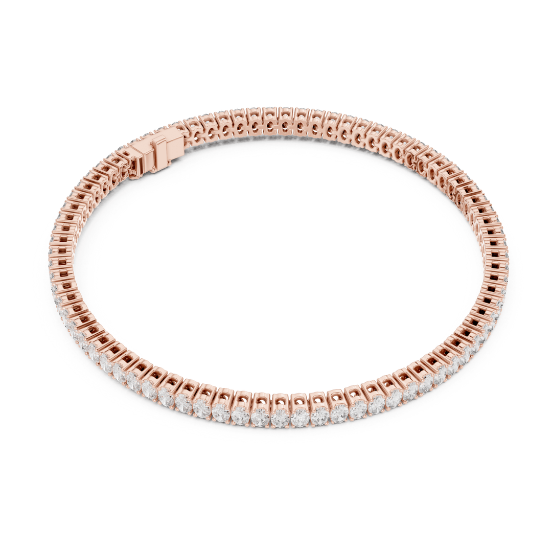 Oval Lab Diamond 11.85 ctw Tennis Bracelet - BC115 in Bracelet by 18 KARATS INC.