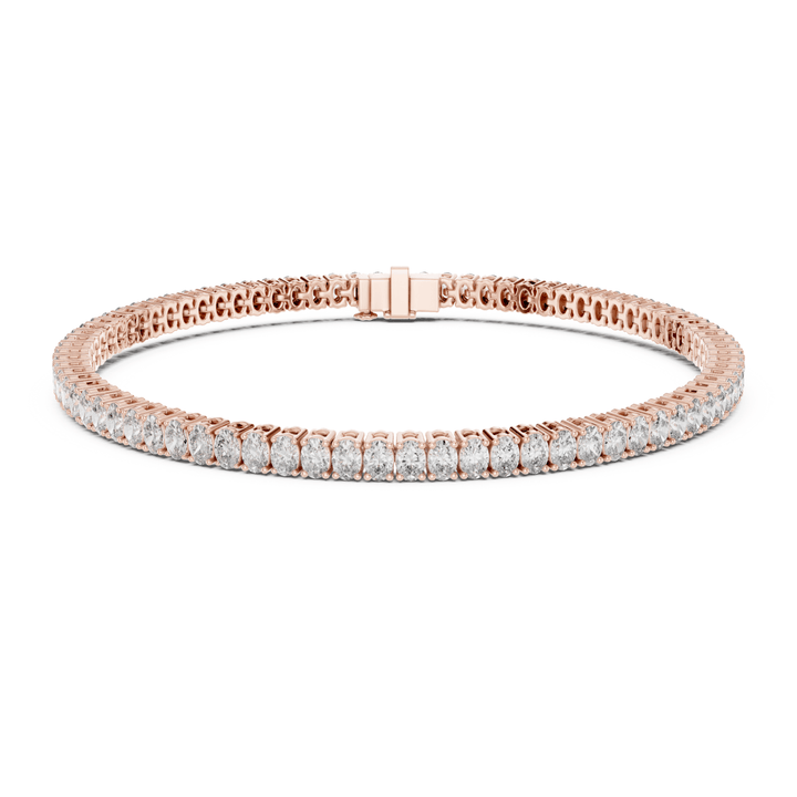 Oval Lab Diamond 11.85 ctw Tennis Bracelet - BC115 in Bracelet by 18 KARATS INC.