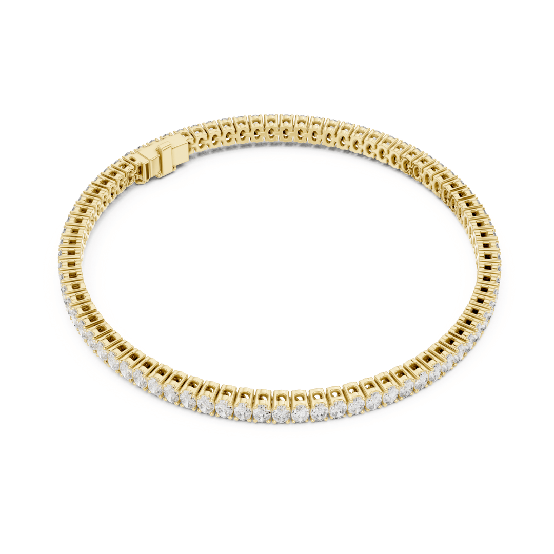 Oval Lab Diamond 11.85 ctw Tennis Bracelet - BC115 in Bracelet by 18 KARATS INC.