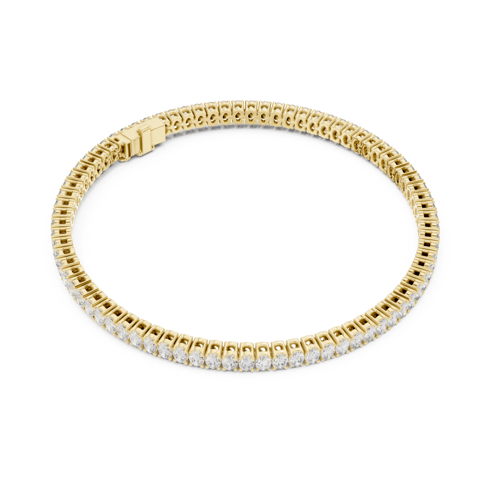 Oval Lab Diamond 11.85 ctw Tennis Bracelet - BC115 in Bracelet by 18 KARATS INC.