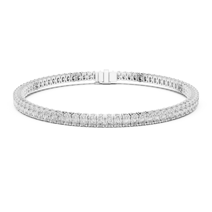 Oval Lab Diamond 11.85 ctw Tennis Bracelet - BC115 in Bracelet by 18 KARATS INC.