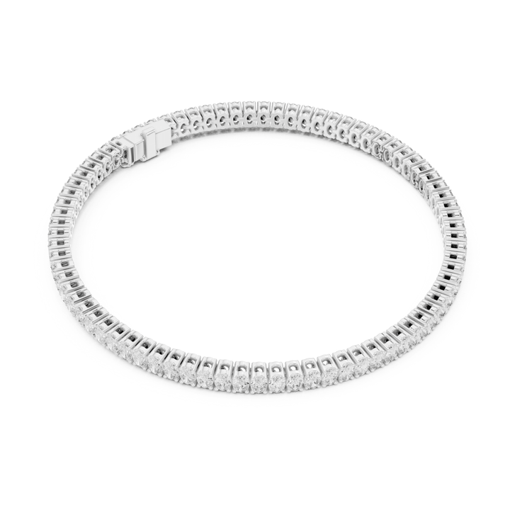 Oval Lab Diamond 11.85 ctw Tennis Bracelet - BC115 in Bracelet by 18 KARATS INC.