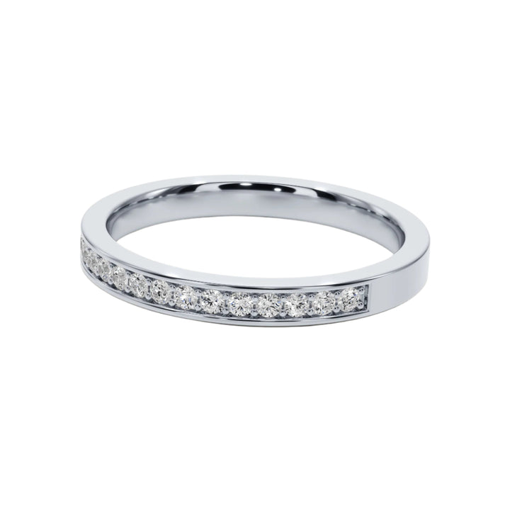 Pave Wedding Band — B1002 in Wedding Bands by 18 KARATS