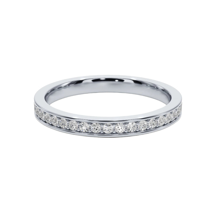 Pave Wedding Band — B1002 in Wedding Bands by 18 KARATS