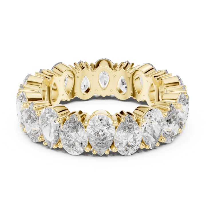 Pear 5 ctw Diamond Eternity Band - B1128 in Wedding Bands by 18 KARATS INC.