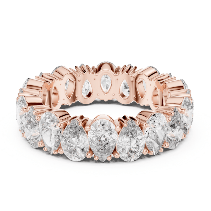 Pear 5 ctw Diamond Eternity Band - B1128 in Wedding Bands by 18 KARATS INC.