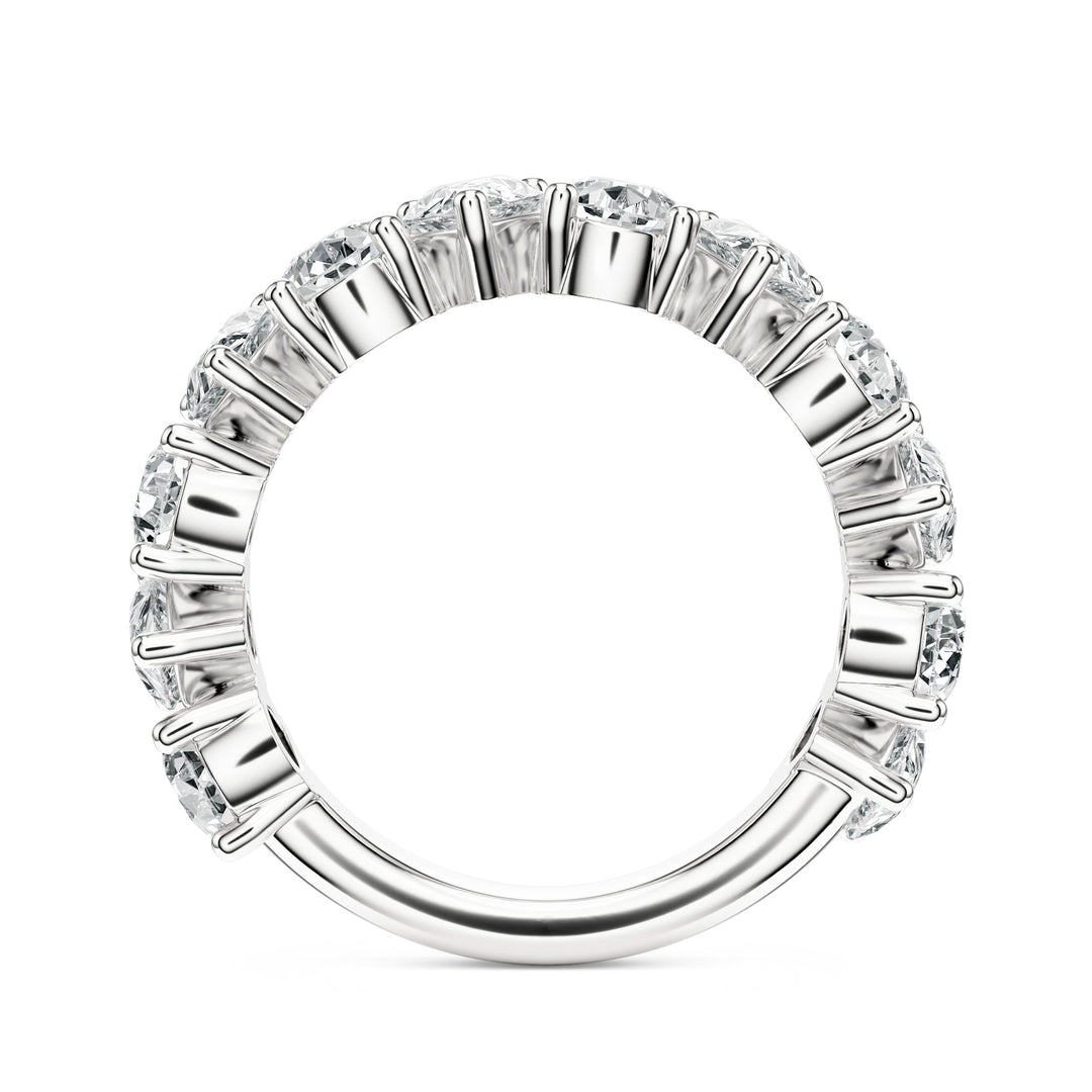 Pear Shape Diamond Wedding Band in Wedding Bands by 18 KARATS INC.