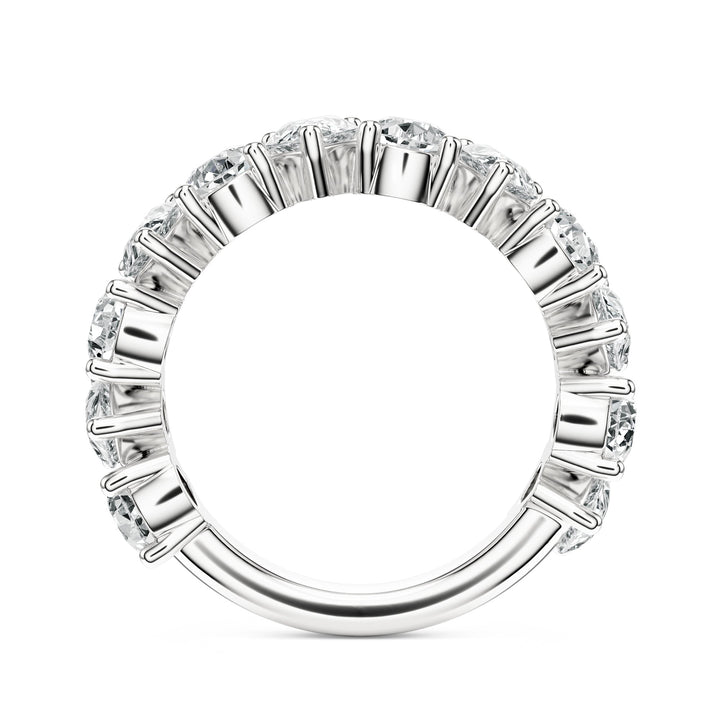 Pear Shape Diamond Wedding Band in Wedding Bands by 18 KARATS INC.