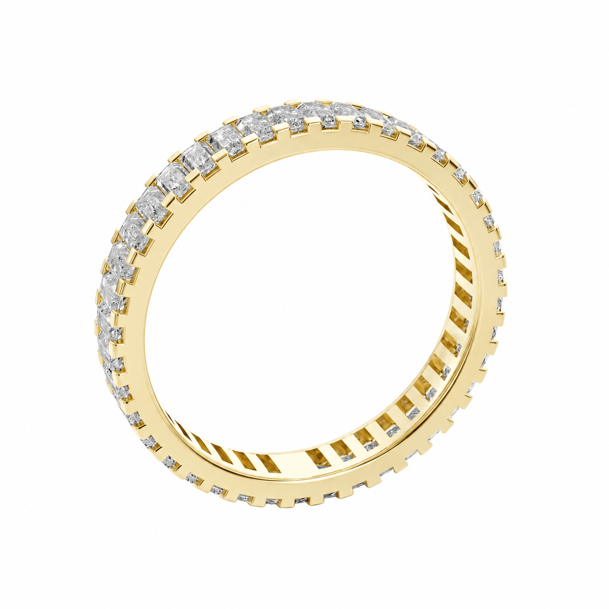 Precision Baguette Eternity Band in Wedding Bands by 18 KARATS INC.