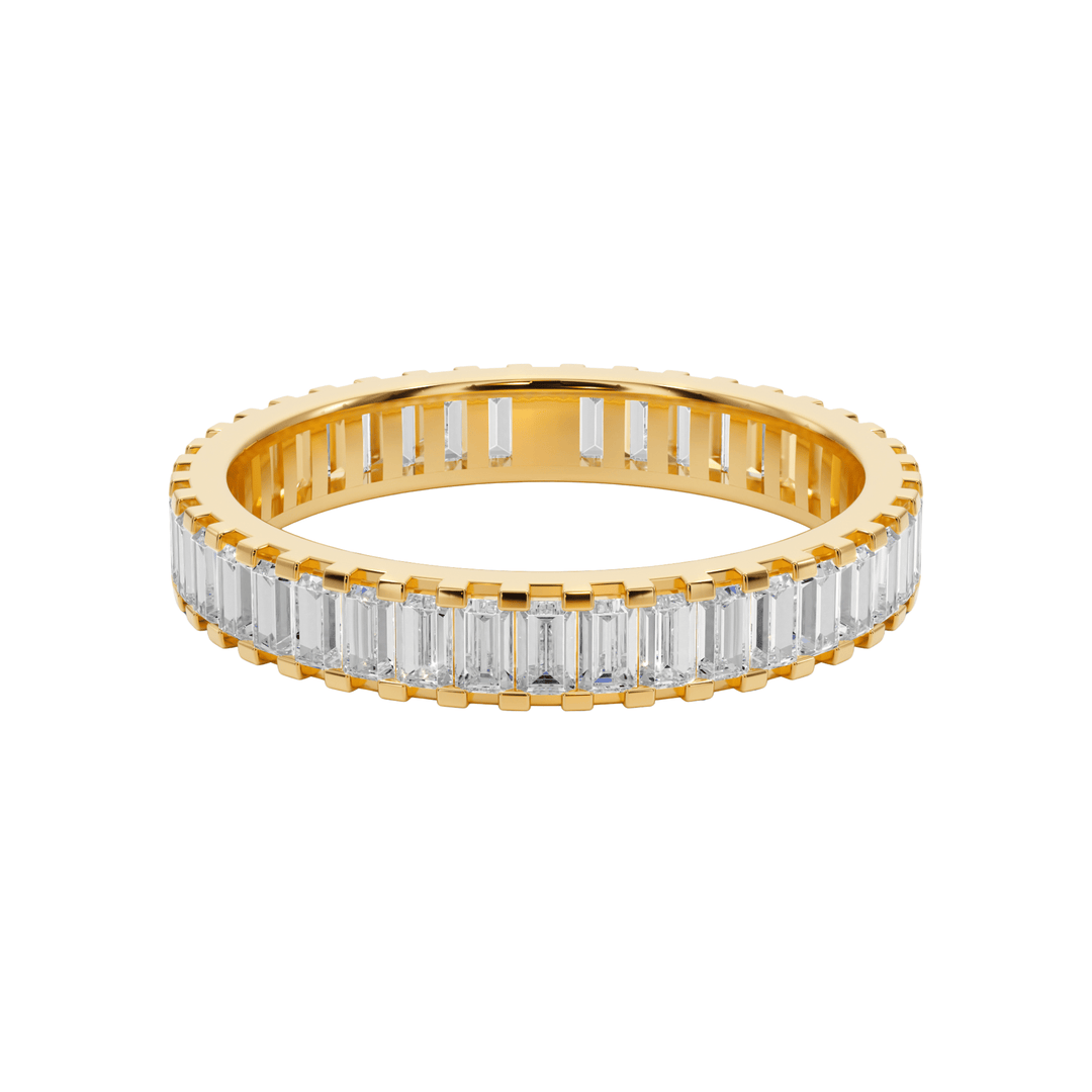 Precision Emerald Eternity Band - B1011 in by 18 KARATS INC.