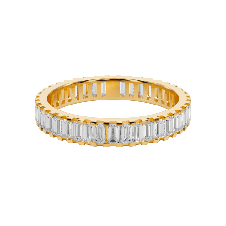 Precision Emerald Eternity Band - B1011 in by 18 KARATS INC.