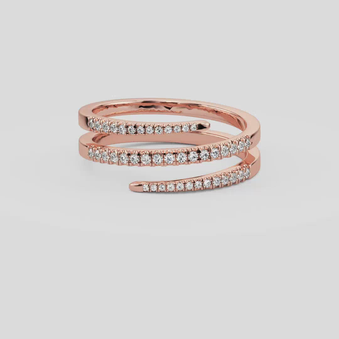 Eternal Spiral Wedding Band - B1015