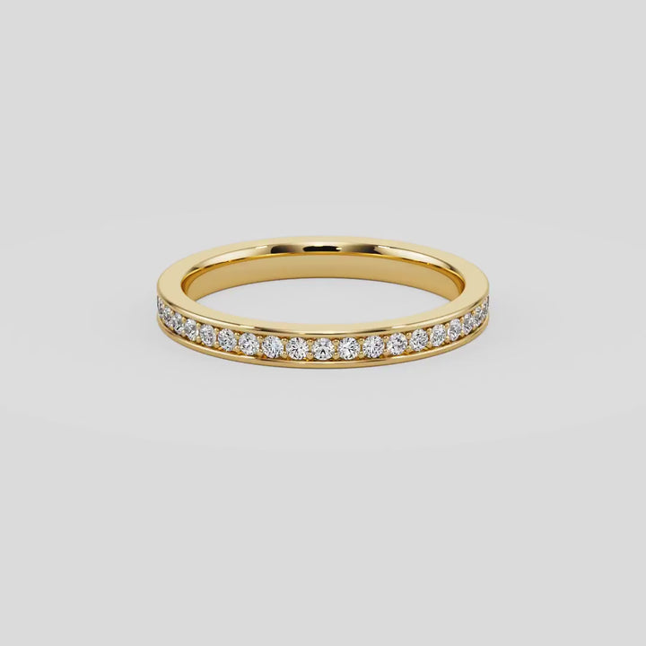 Pave Wedding Band - B1002