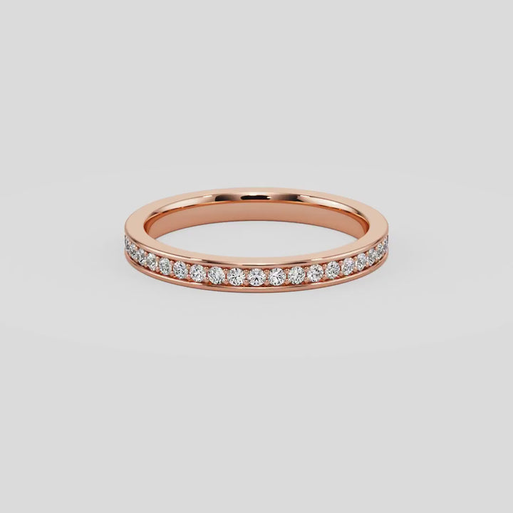 Pave Wedding Band - B1002