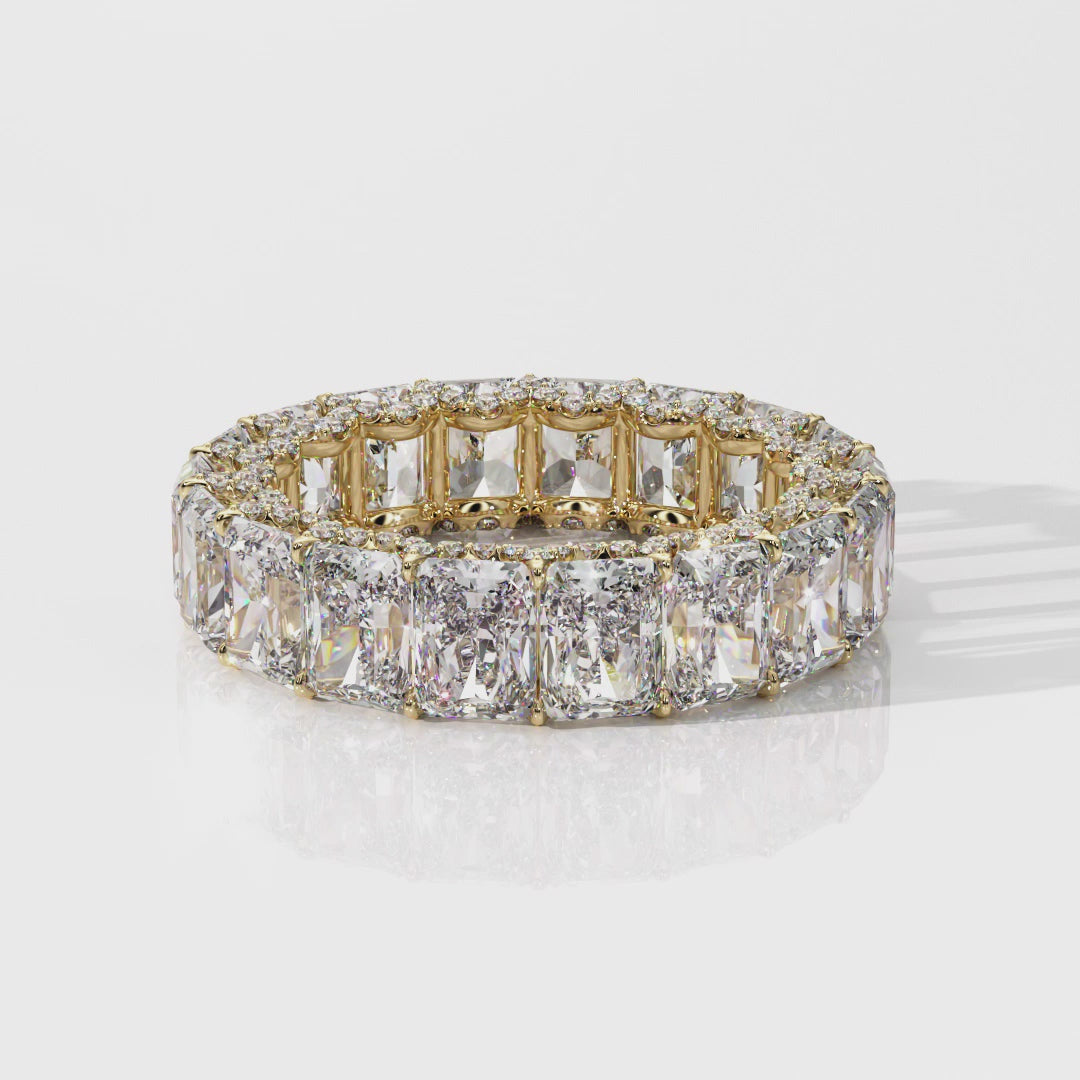 The Radiant Eternity Pavé Wedding Band - B1021