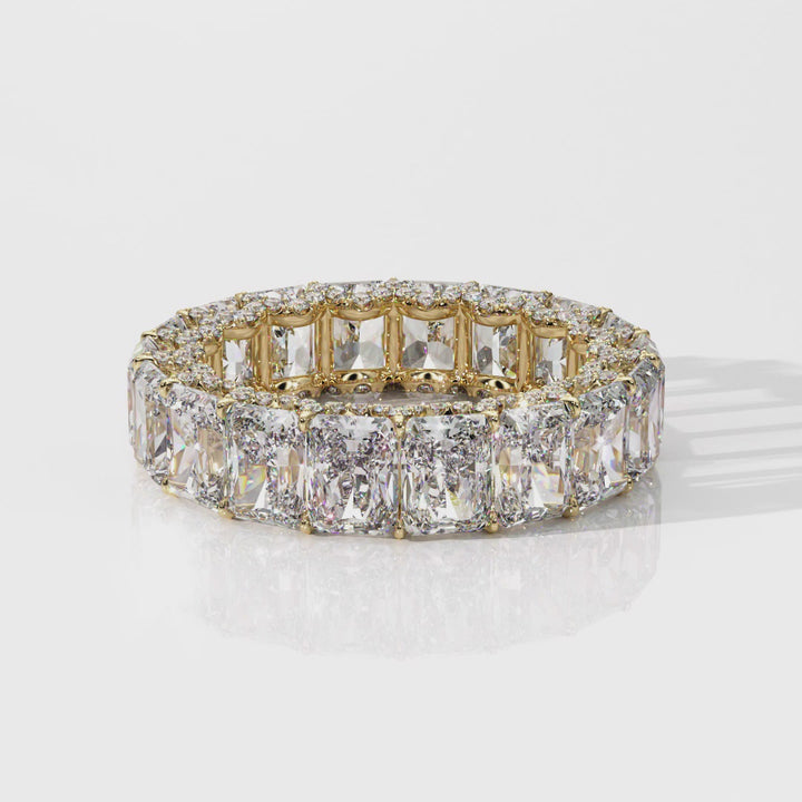 The Radiant Eternity Pavé Wedding Band - B1021