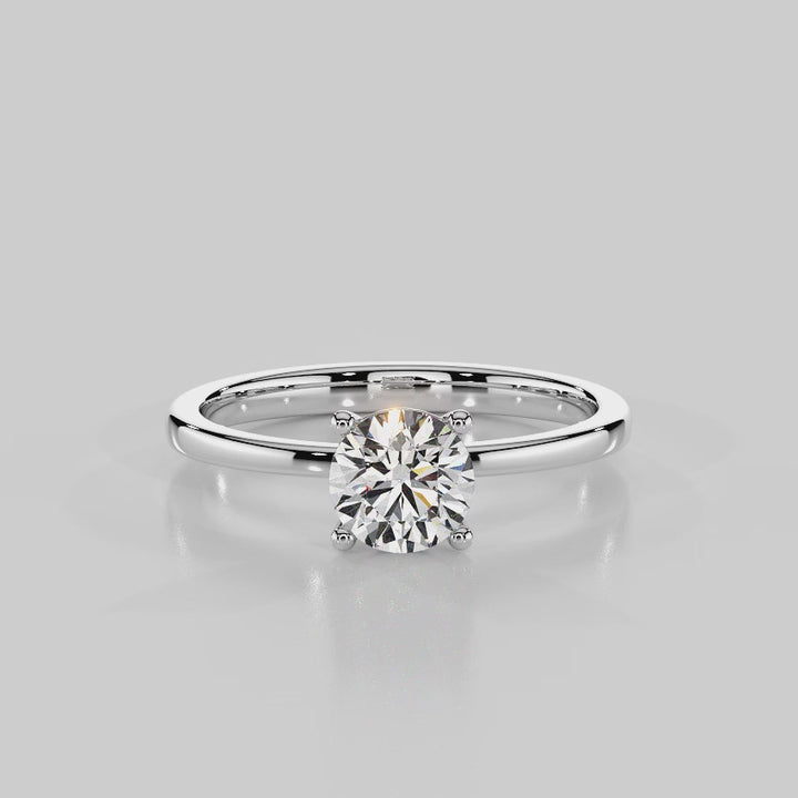 Classic Elegance Solitaire Engagement Ring - R1001