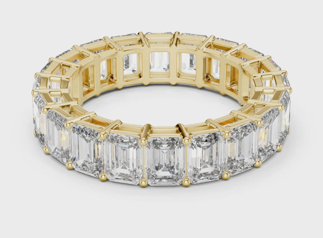Emerald Cut 6 ctw Diamond Eternity Band - B1123