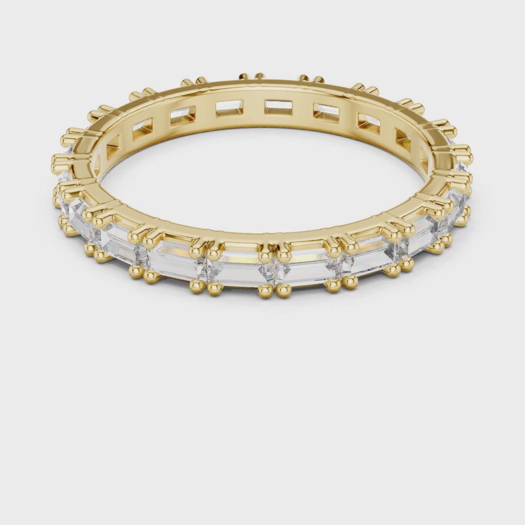 Baguette 1.25 ctw Diamond Eternity Band - B1177