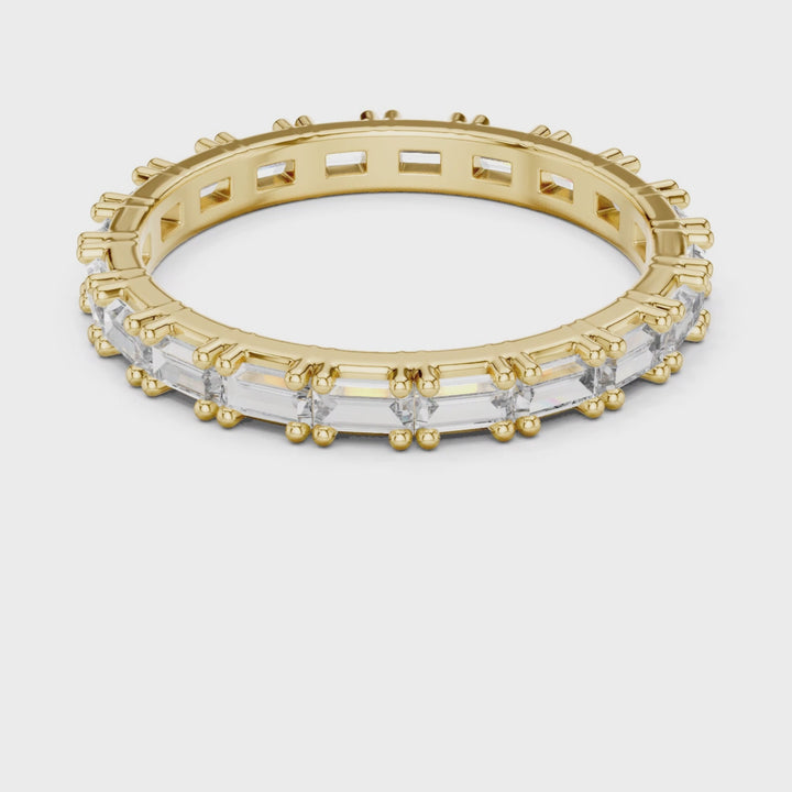 Baguette 1.25 ctw Diamond Eternity Band - B1177