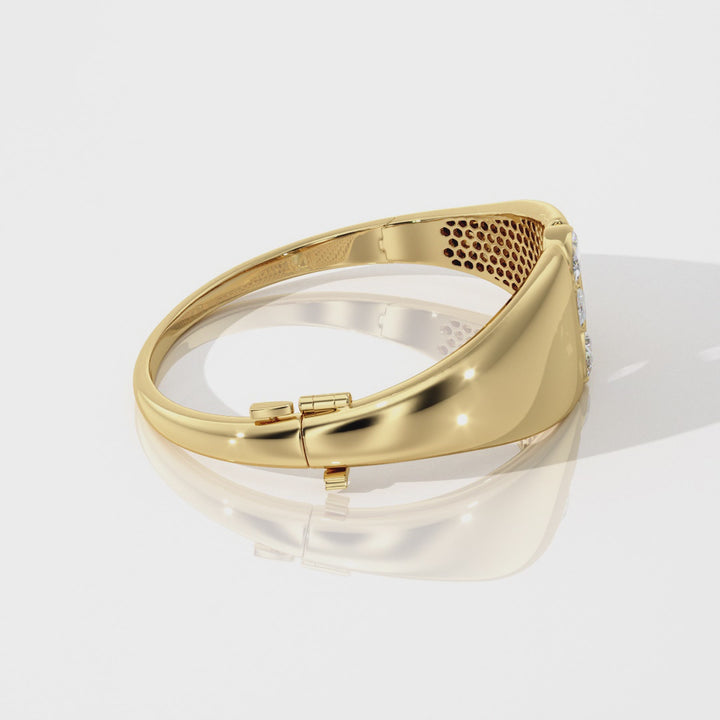 The Trinity Diamond Gold Bracelet - SC1003