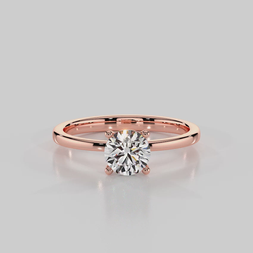 Classic Elegance Solitaire Engagement Ring - R1001