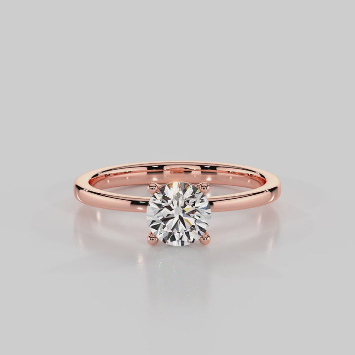 Classic Elegance Solitaire Engagement Ring - R1001